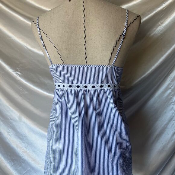 Juicy Couture Stripped babydoll lace tie up top - Picture 7 of 8